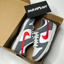 Load image into Gallery viewer, NIKE DUNK LOW “NEXT NATURE” / SMOKE GREY/CRIMSON WHITE
