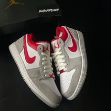 Load image into Gallery viewer, AIR JORDAN 1 LOW SE “LIGHT SMOKE GREY / RED”
