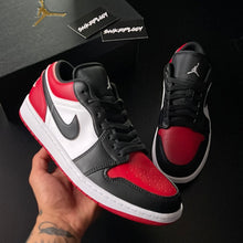 Load image into Gallery viewer, AIR JORDAN 1 LOW “BRED TOE”
