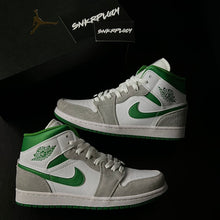 Load image into Gallery viewer, AIR JORDAN 1 MID “GREY GREEN”
