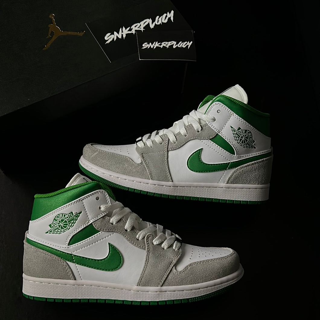 AIR JORDAN 1 MID “GREY GREEN”