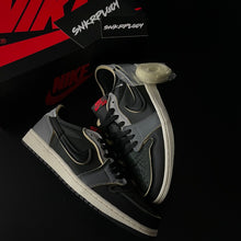 Load image into Gallery viewer, AIR JORDAN 1 LOW EX “BLACK SMOKE GREY”
