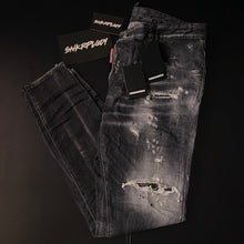 Load image into Gallery viewer, DSQUARED BLACK “SUPER TWINKY” DENIM JEANS
