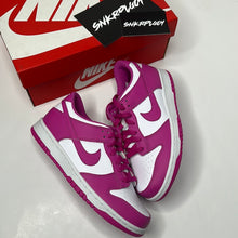 Load image into Gallery viewer, NIKE DUNK LOW (GS) “ACTIVE FUCHSIA”
