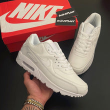 Load image into Gallery viewer, NIKE AIR MAX 90 LEATHER “TRIPLE WHITE”
